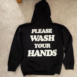 Talentless Please Wash Your Hands Black Hoodie